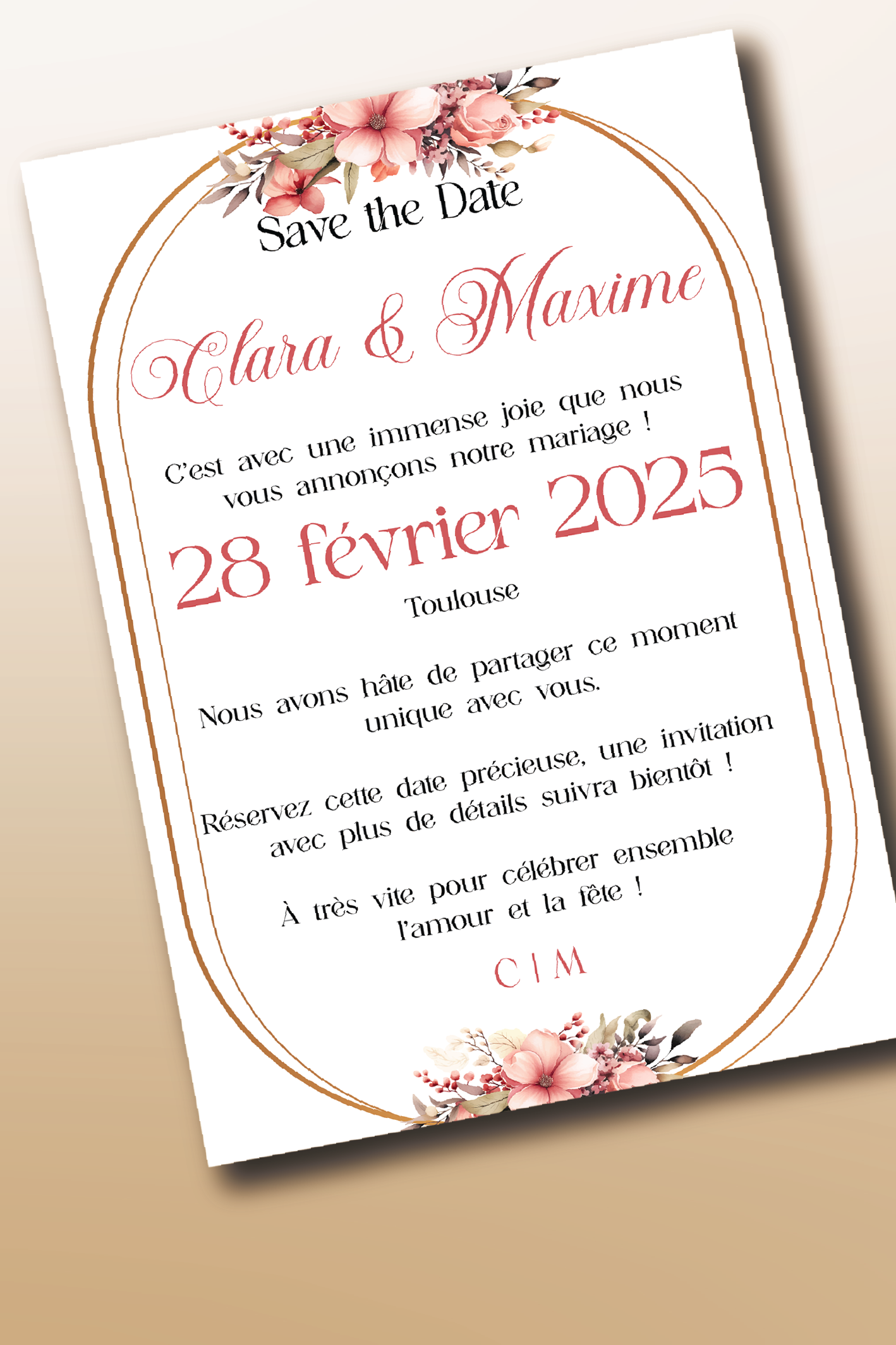 FAIRE PART